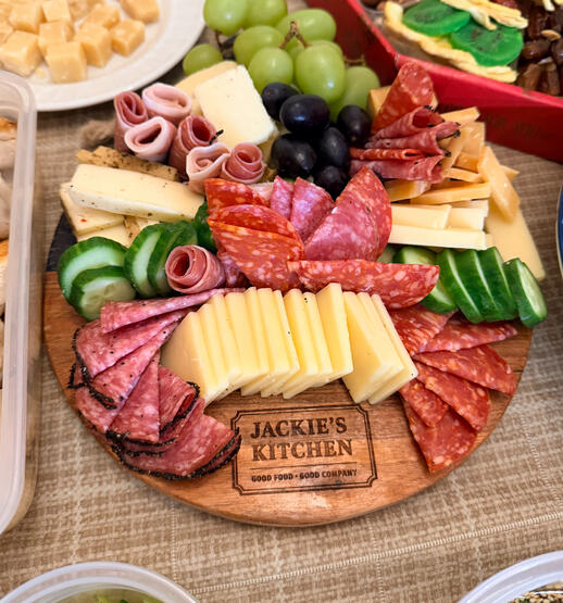 Charcuterie wooden engraving